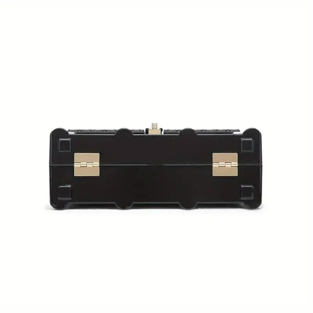 Elegant Black House-Shaped Crossbody Bag NWT​​ - Picture 7 of 8